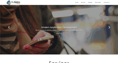 Desktop Screenshot of bluglasssoftware.com